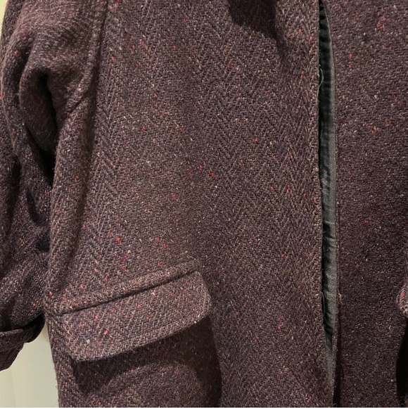 beautiful 💯 Irish wool donegal tweed Jimmy Hourihan coat - Picture 3 of 9
